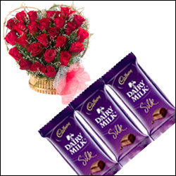 "10 Mixed Roses Bunch (Krish) - Click here to View more details about this Product